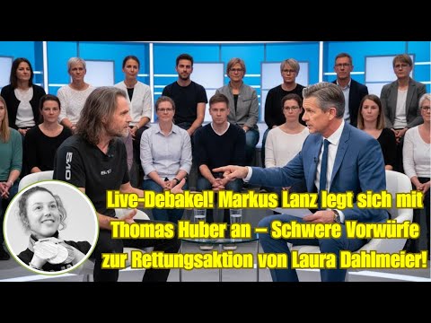 Markus Lanz attackiert Thomas Huber live im TV „Die Verzögerung bei Lauras Rettung ist unverzeihlic