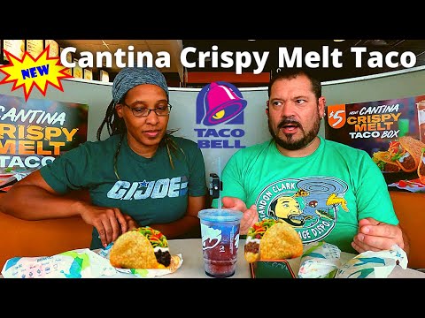 Taco Bell New Cantina Crispy Melt Tacos | Beef and...