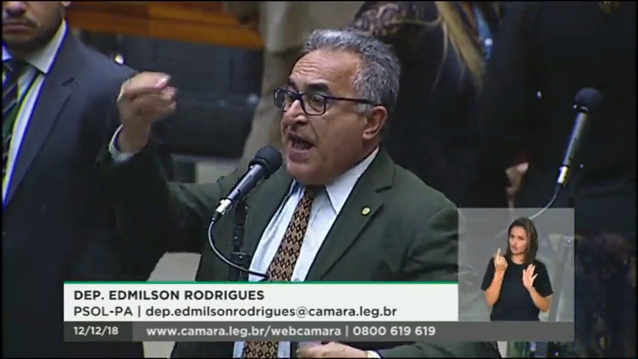 Deputado Edmilson Rodrigues critica PLP 459/2017