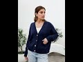 Saco Gloria Con Botones y Bolsillo