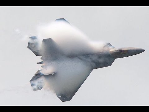 F-22 Raptor Spectacular Display RIAT 2016