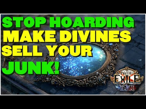 [POE 3.26] The Secrets To Making Currency. Learn How To Sell Your Junk! Sell Junk Make Divines!