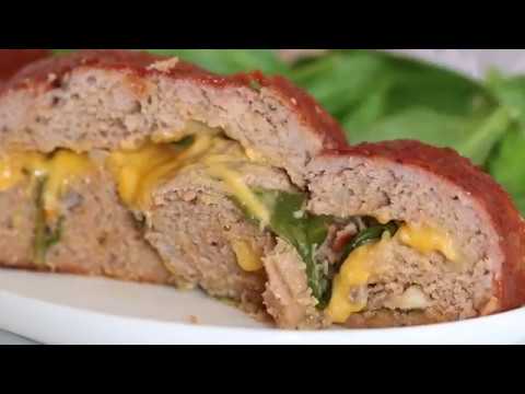 Cheese Stuffed Turkey Meatloaf Recipe