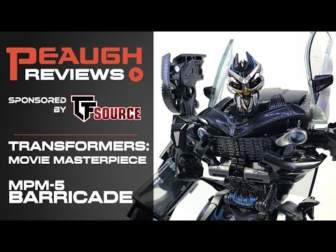 Video Review: Transformers: Masterpiece MP-M05 BARRICADE