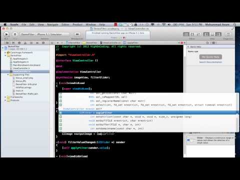 Learning iOS Development Part 34 (Core Image Filters)
