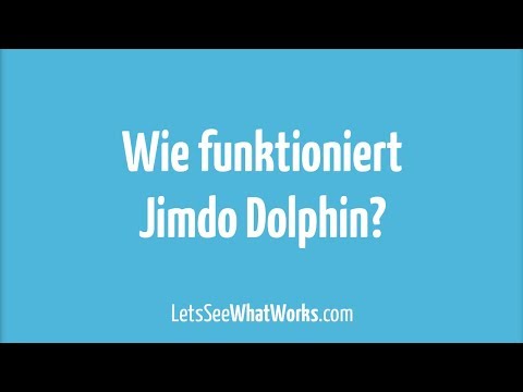 Jimdo Dolphin Website Builder - Create a professional website in 3 minutes