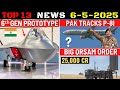 Indian Defence Updates 6th Gen Fighter Prototype PAK Track P 8I AMCA Airframe Deal Big QRSAM Order