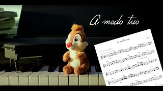 Carmine De Martino - A modo tuo (Ligabue &amp; Elisa) - Piano Solo