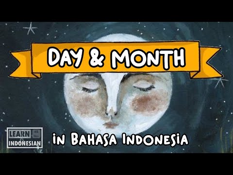 Day and month in Indonesian - Vocabulary | How to speak Indonesian | Learn Indonesian 101