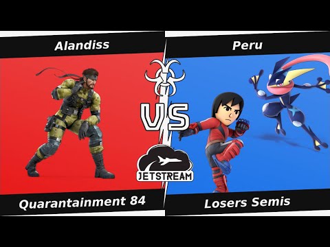 Quarantainment 84 Losers Semis - Alandiss (Snake) Vs Peru (Mii Brawler, Greninja) - SSBU