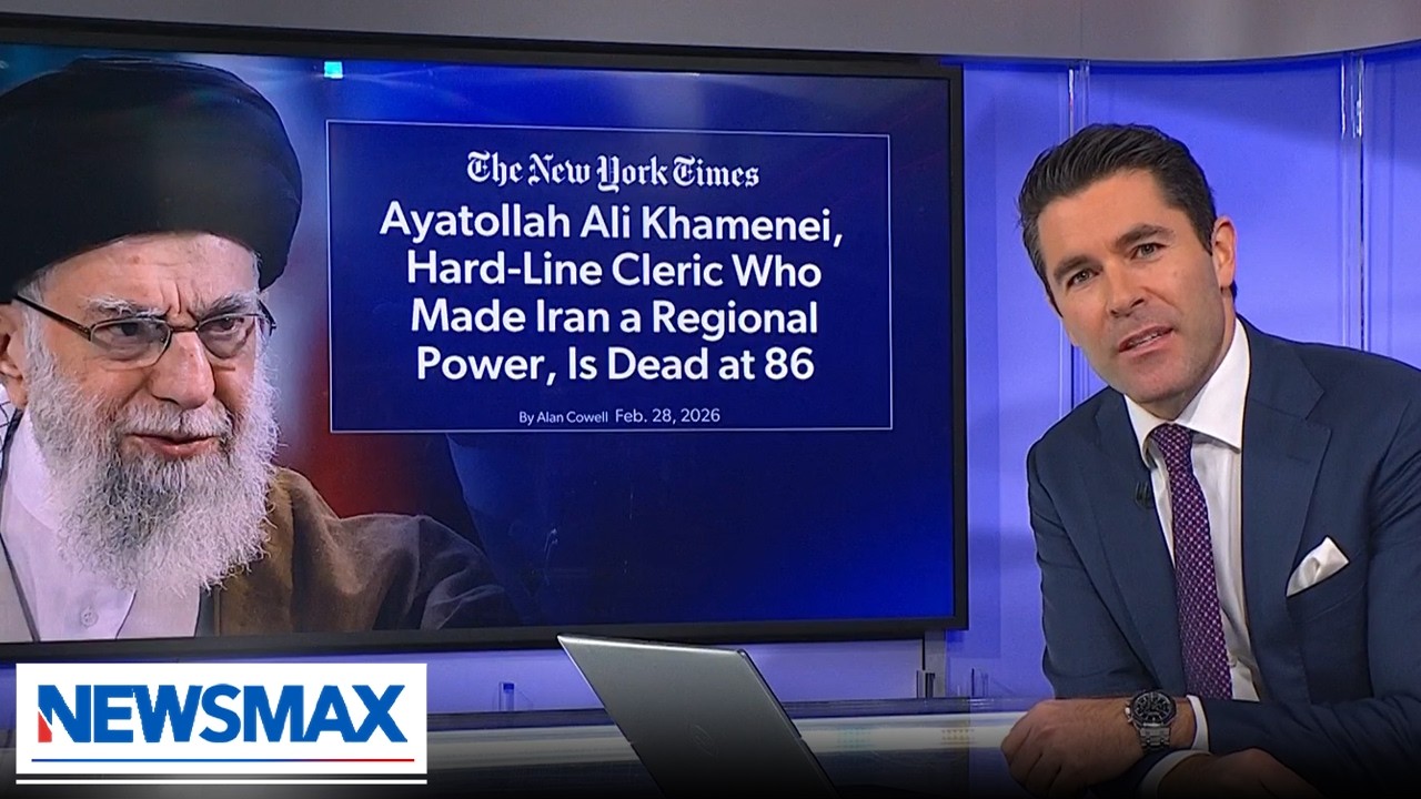 Left grieves loss of Iran's Ayatollah | Rob Schmitt News from The Left