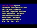 Jab Tak Tujhe Pyar Se - Armaan Malik Hindi Full Karaoke with Lyrics