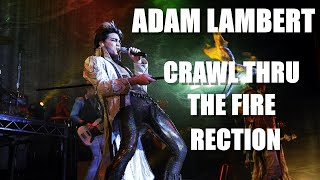 Adam Lambert - The Zodiac Show - Crawl Thru Fire REACTION