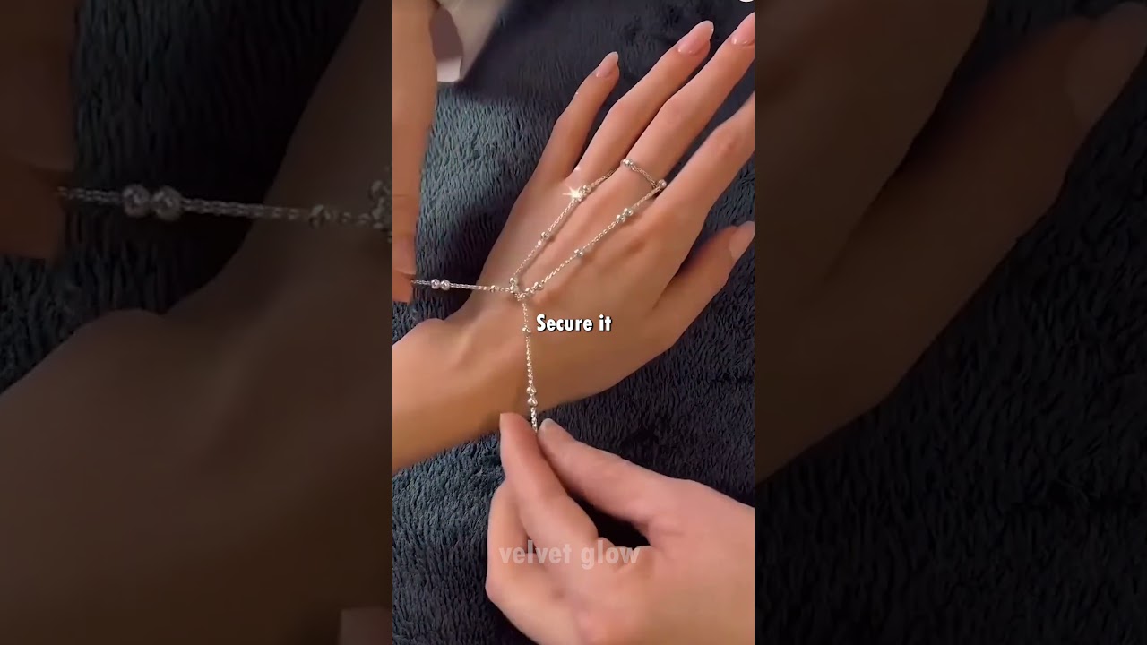 ✨ DIY Hand Chain Hack Every Girl NEEDS in 2025! 💍🔥