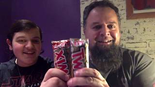 TWIX Candy Bar Review LEFT vs. RIGHT Father &amp; Son Review it ALL !!!