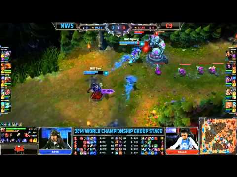 Ggoong diving Balls Toplane - NWS vs C9 (S4 Worlds)