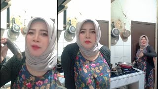Download lagu RECOMMEND‼️Live hijab style IBU IBU rumah tangga mau masak bermain timun dulu mp3