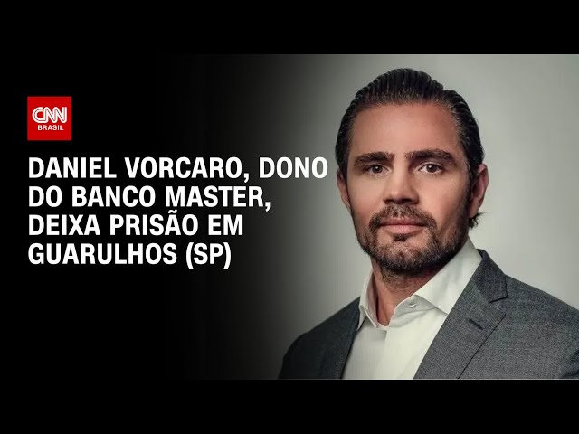 Caso Banco Master: Daniel Vorcaro deixa prisão em Guarulhos (SP) | AGORA CNN