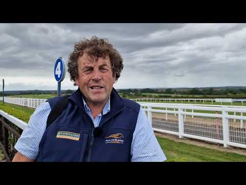 Trainer Ado McGuinness talks about Current Option who runs on Day 1 of Irish Champions Weekend 2022