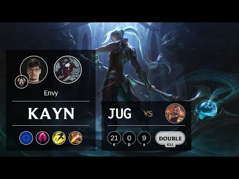 Kayn Jungle vs Qiyana - EUW Challenger Patch 9.24
