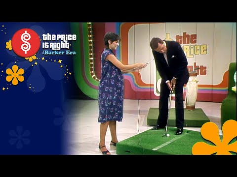Bob Barker Tries to Turn Around His HOLE IN ONE Putting Slump - The Price Is Right 1982