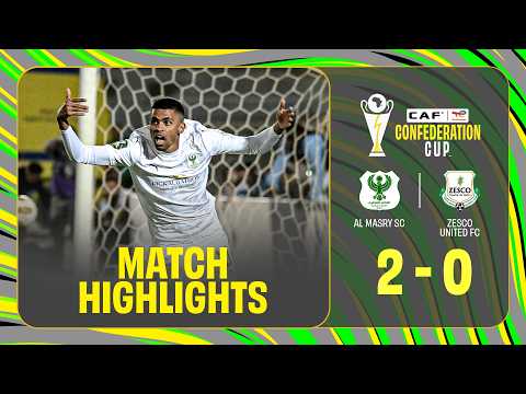 HIGHLIGHTS | Al Masry SC 🆚 ZESCO United FC  | Matchday 6 | 2025-26 #TotalEnergiesCAFCC