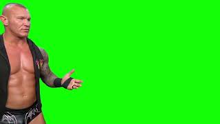 Randy Orton "don't fumble the bag" green screen
