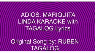Download lagu Adios Mariquita Linda Karaoke ( Filipino Version) with Tagalog lyrics. mp3 Download lagu Adios Mariquita Linda Karaoke ( Filipino Version) with Tagalog lyrics. mp3