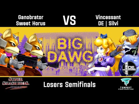 Ganobrator & Sweet Horus vs Vincessant & DE | Silvi - Melee Losers Semifinals -  Big Dawg