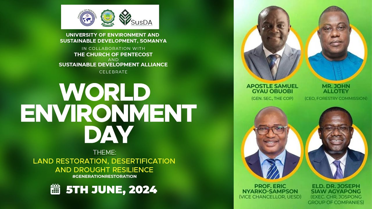 World Environment Day: LAND RESTORATION, DESERTIFICATION, AND DROUGHT RESILIENCE