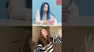 Download lagu Billie Eilish reaction when he heard voronina valeria singing Arabian Nights #arabiannights#reaction mp3