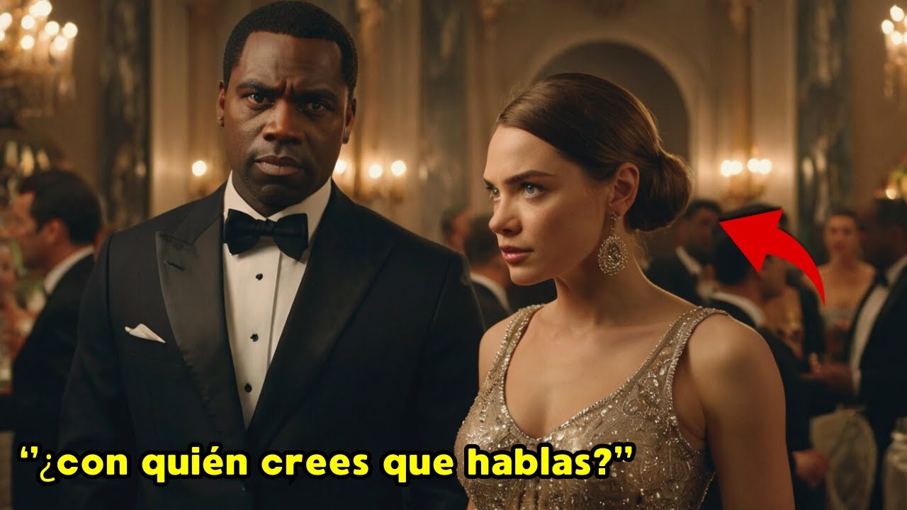 Una mujer racista insulta a un hombre negro en un acto basura, sin saber que es un inversor de éxito