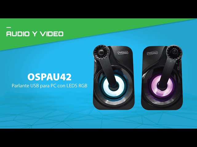 Vídeo relacionado con NJSJ Altavoces para Computadora con Subwoofer,Sistema de Sonido Multimedia estéreo 2.1 Alimentado por USB con luz LED RGB para Juegos de Audio de 3,5mm,hasta 11W,Mejora de Graves para,PC