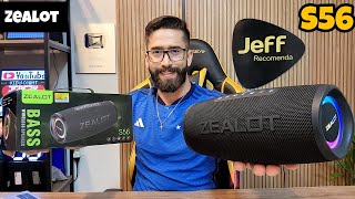 ZEALOT BASS S56: Será a Caixa de som MATADORA DE JBL CHARGE 5 Que Custa só 220 Reais?! 😱 (Análise)