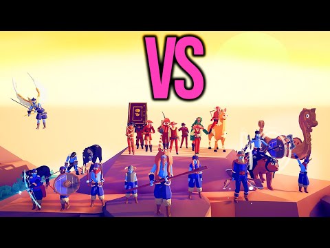 WILD WEST TEAM vs VIKINGS #56 | TABS - Totally Accurate Battle Simulator