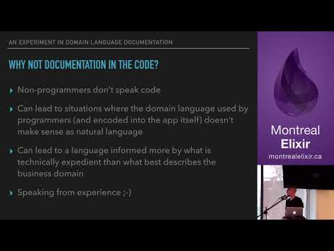 An experiment in domain language planning