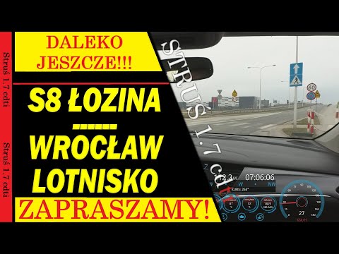 S8 ŁOZINA - WROCŁAW 'Muchobór' GPS-OBD [S8-A8][e3 Kępno-Wrocław] @BoczneDrogi
