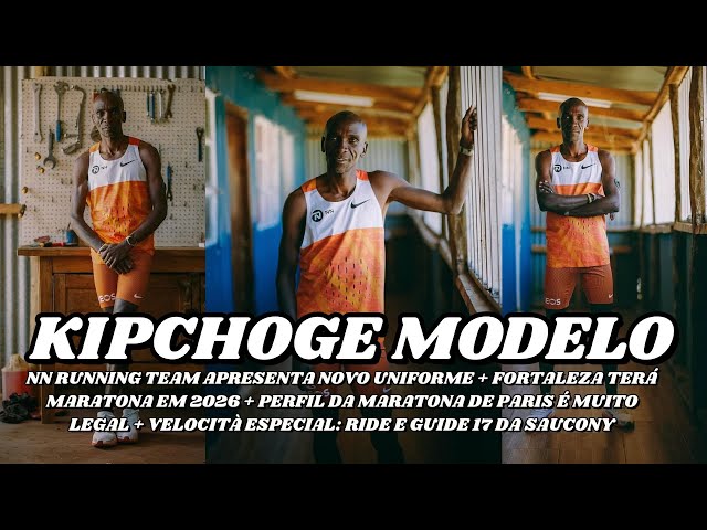 ELIUD KIPCHOGE de MODELO para o novo uniforme da sua equipe
