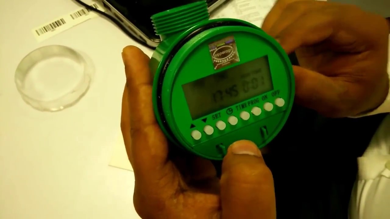 Pepper Agro : How to use Garden Irrigation Timer