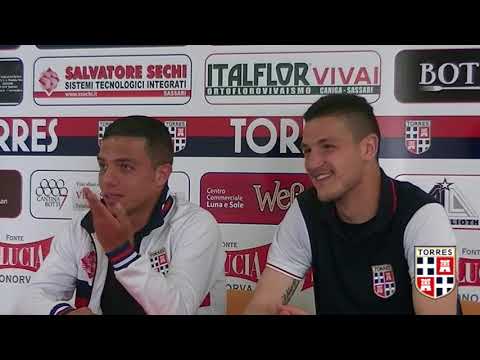 SALA STAMPA. Chelo e Piga dopo Torres - Tonara 2-0