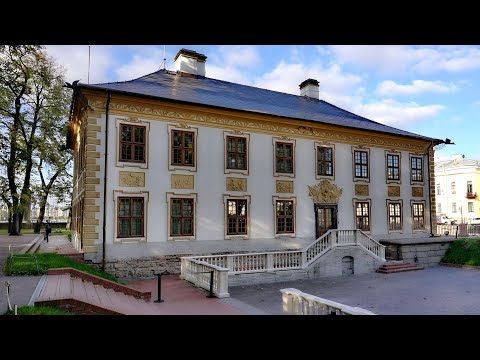 Summer Garden - Golden Autumn - 4K 60fps - Walking Tour - Saint Petersburg Russia