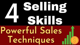 4 Selling Skills |Powerful Sales Techniques |How to sell anything|Sales Motivation| Inspire to do it