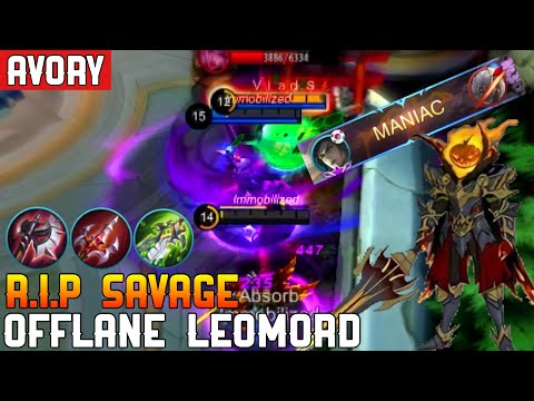 R.I.P SAVAGE! Offlane Leomord - Avory MLBB