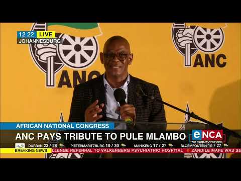 Pule Mlambo Funeral Ace Magashule in attendance