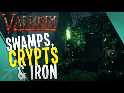 How to get IRON and survive the SWAMP // Beginners Guide // Valheim Tutorials