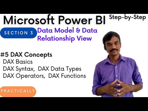 #27 DAX basics | DAX data  types | DAX Syntax | DAX functions| Power BI Full Course | BI Tutorial