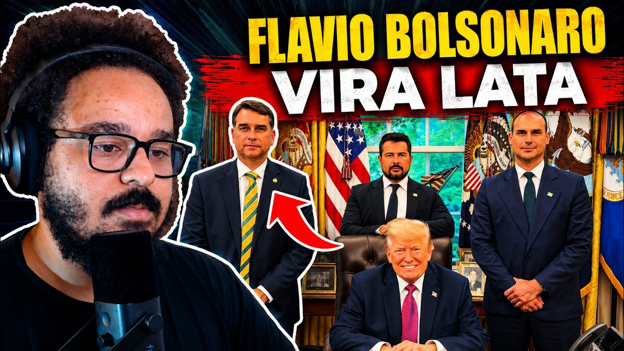 FLAVIO BOLSONARO VISITOU TRUMP E FALOU ISSO AQUI