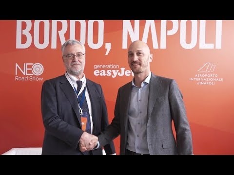Napoli - Aeroporto, presentato nuovo Airbus della Easyjet (19.03.19)