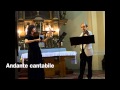 Mozart KV 424, 2. Andante cantabile, E-flat major, 6/8