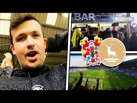 *90TH MINUTE WINNER & UNREAL AWAY ATMOSPHERE* | TRANMERE vs HARTLEPOOL (1-0)